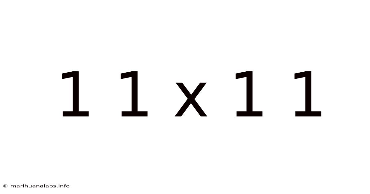 1 1 X 1 1