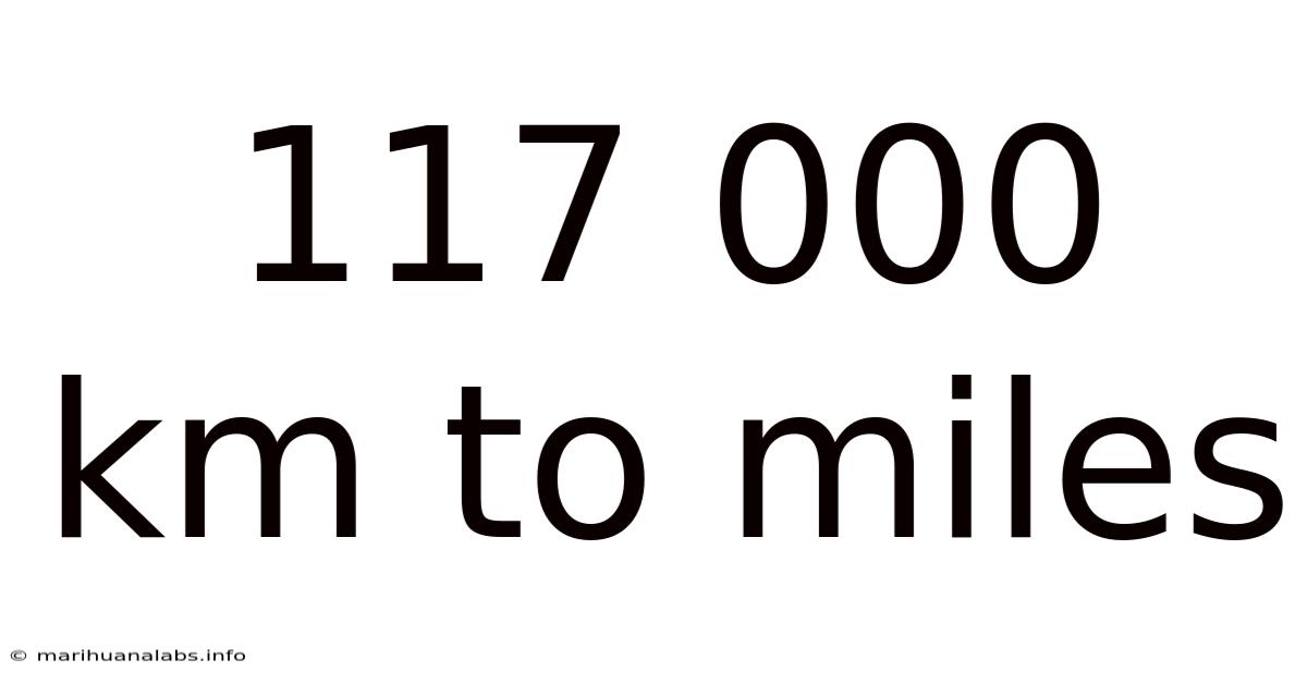 117 000 Km To Miles