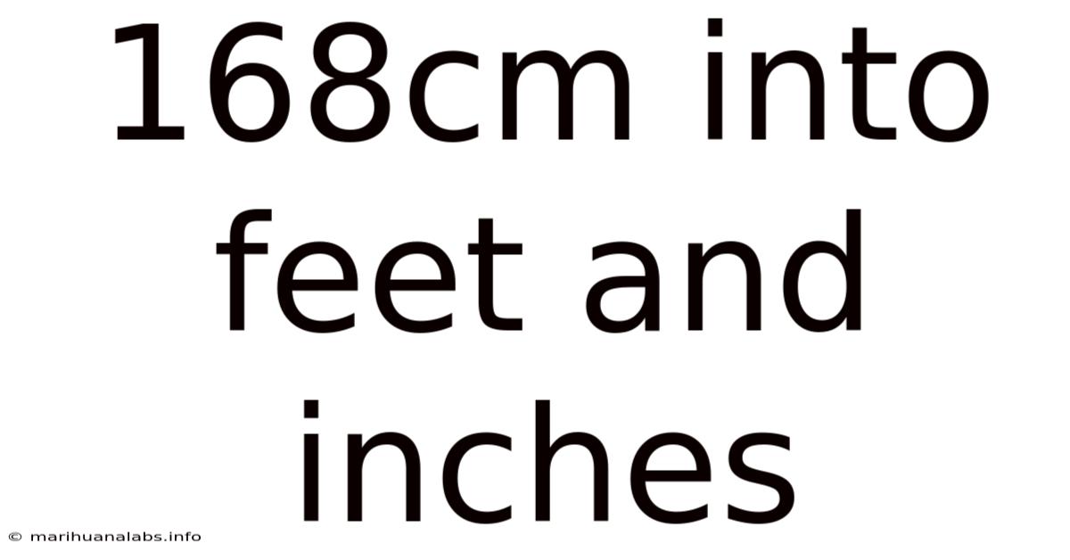 168cm Into Feet And Inches