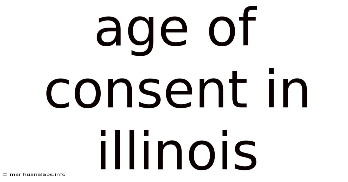 Age Of Consent In Illinois