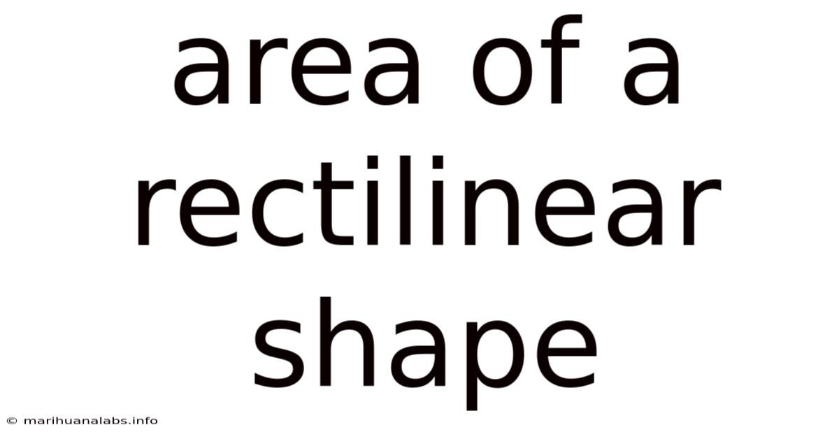 Area Of A Rectilinear Shape