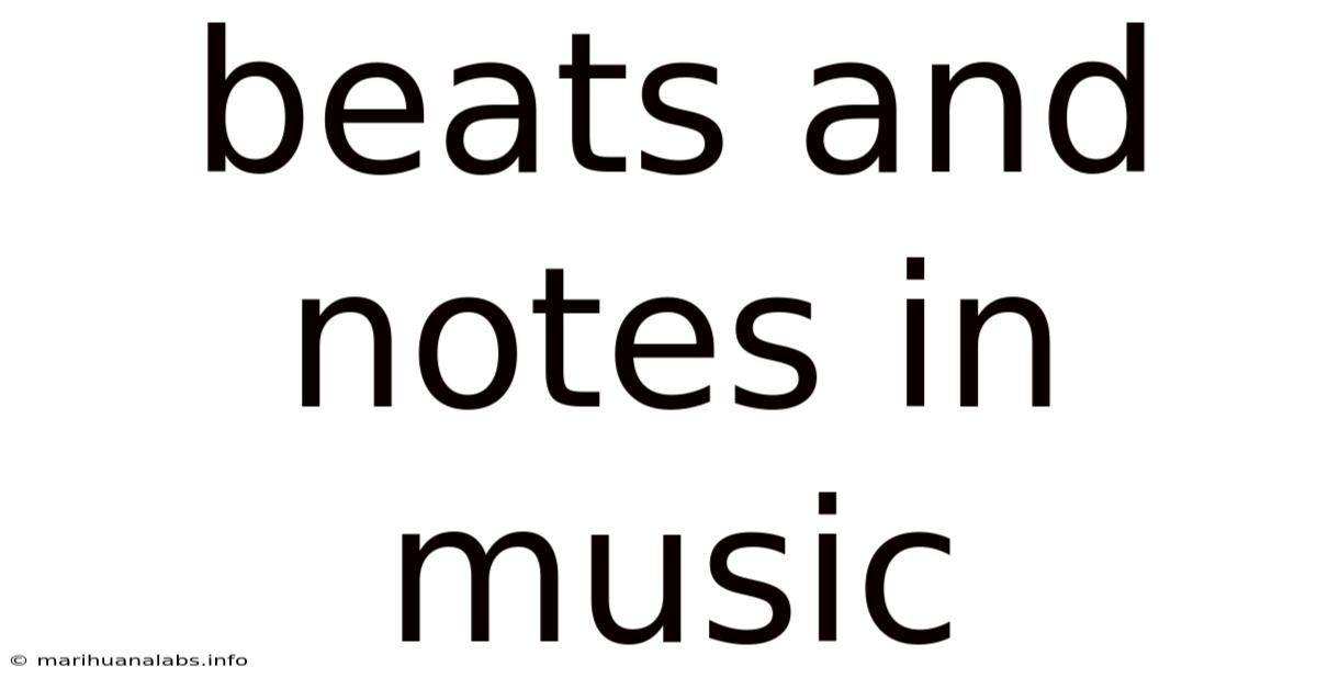 Beats And Notes In Music