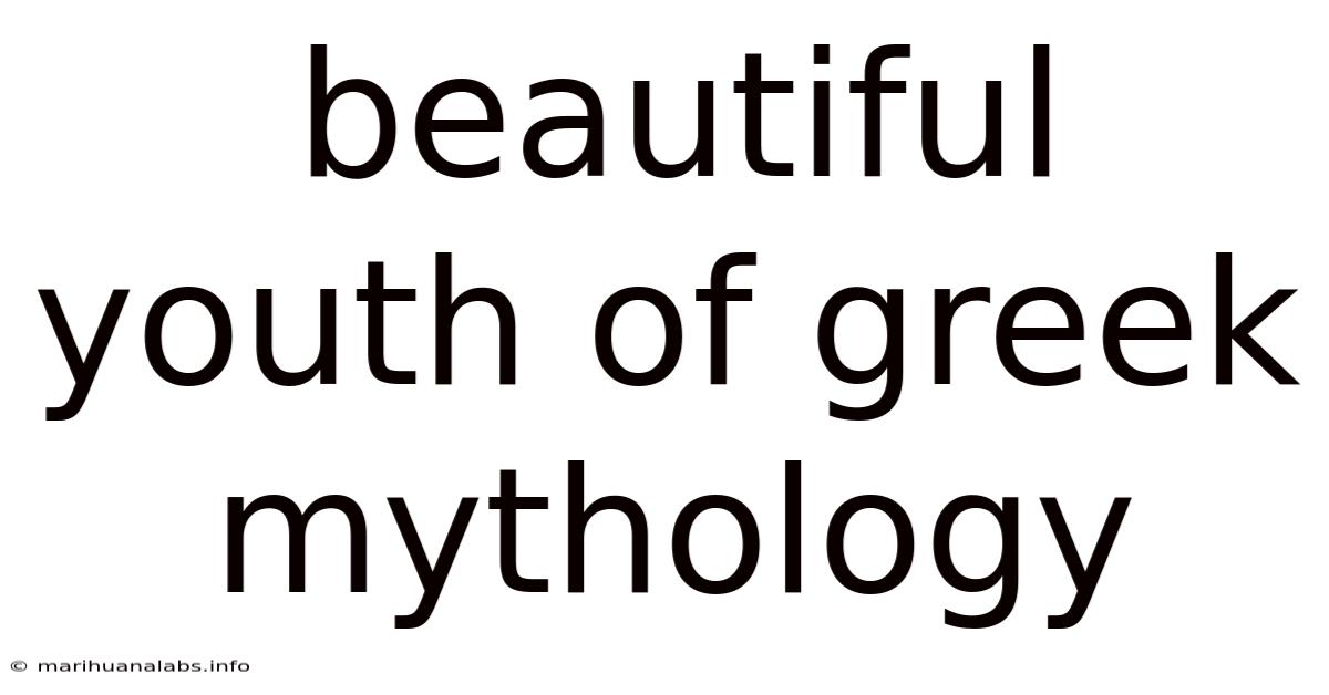 Beautiful Youth Of Greek Mythology