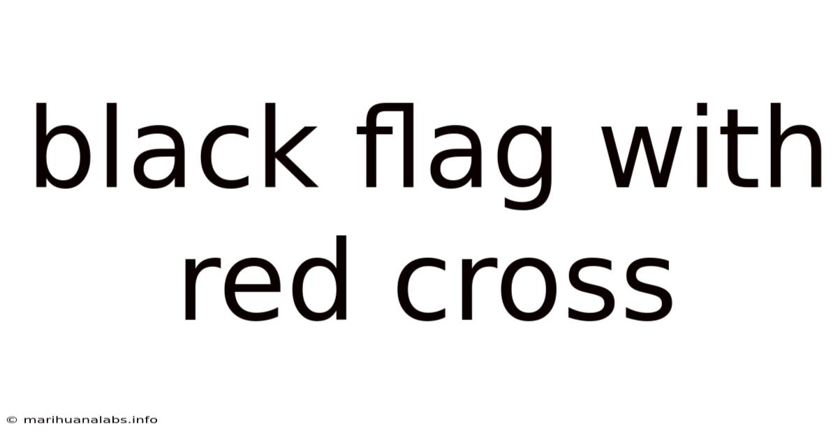 Black Flag With Red Cross
