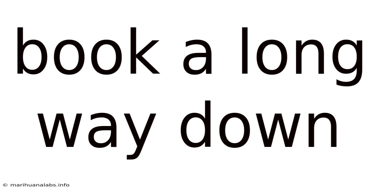 Book A Long Way Down