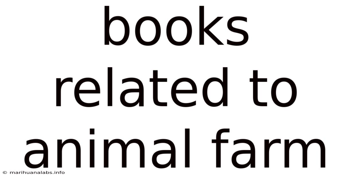 Books Related To Animal Farm