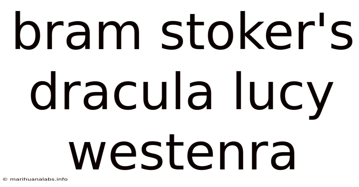 Bram Stoker's Dracula Lucy Westenra