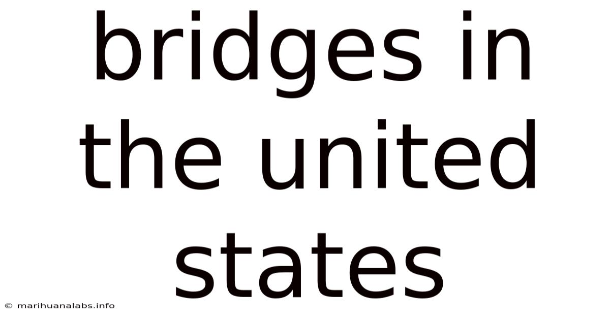 Bridges In The United States