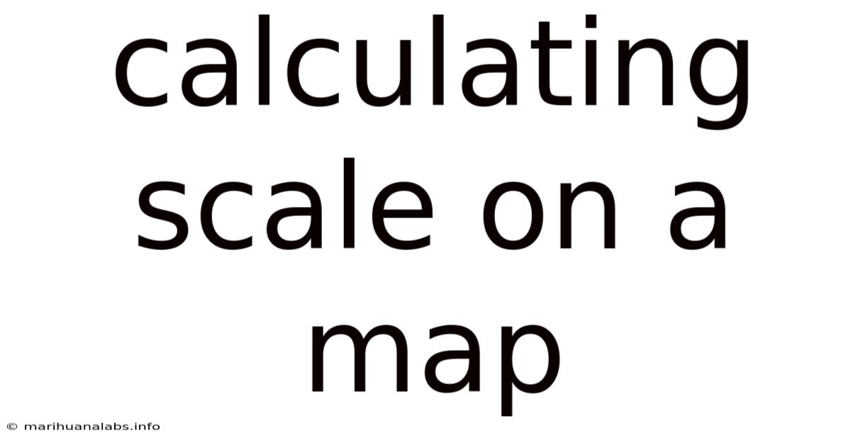 Calculating Scale On A Map