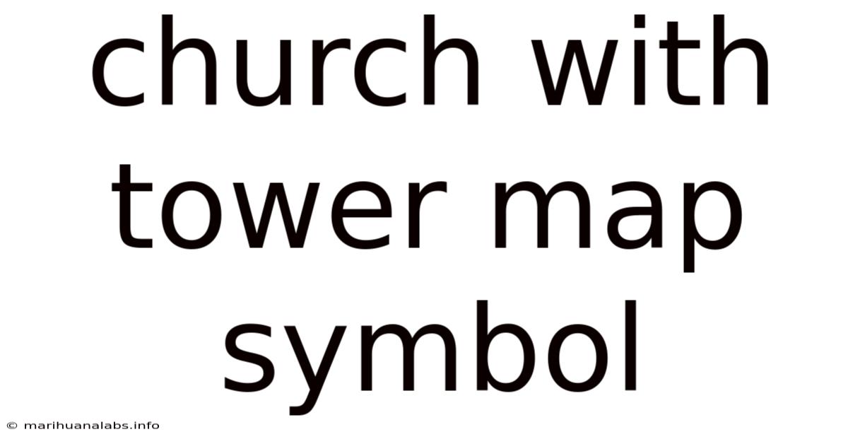 Church With Tower Map Symbol