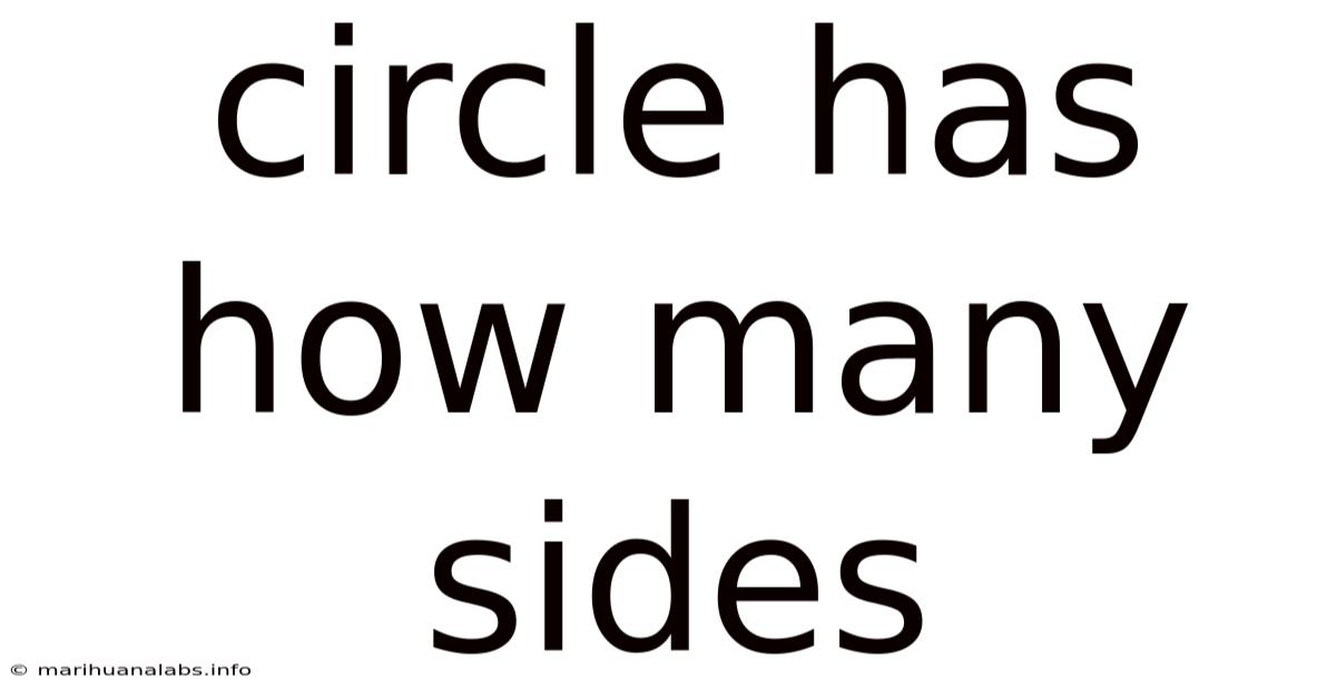 Circle Has How Many Sides