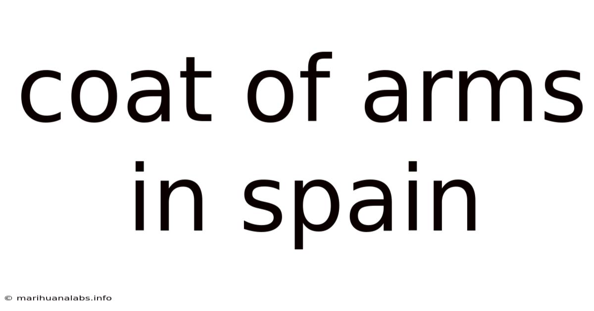 Coat Of Arms In Spain