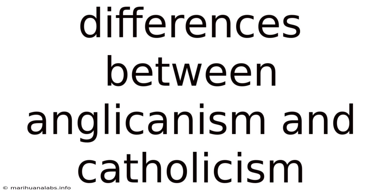 Differences Between Anglicanism And Catholicism