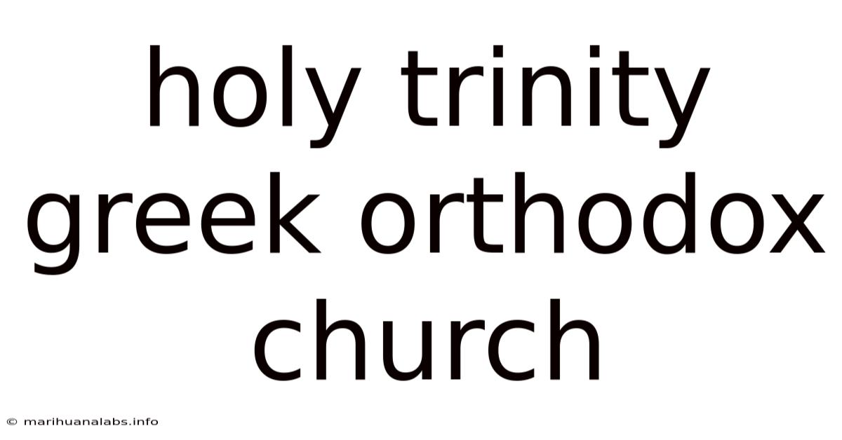 Holy Trinity Greek Orthodox Church