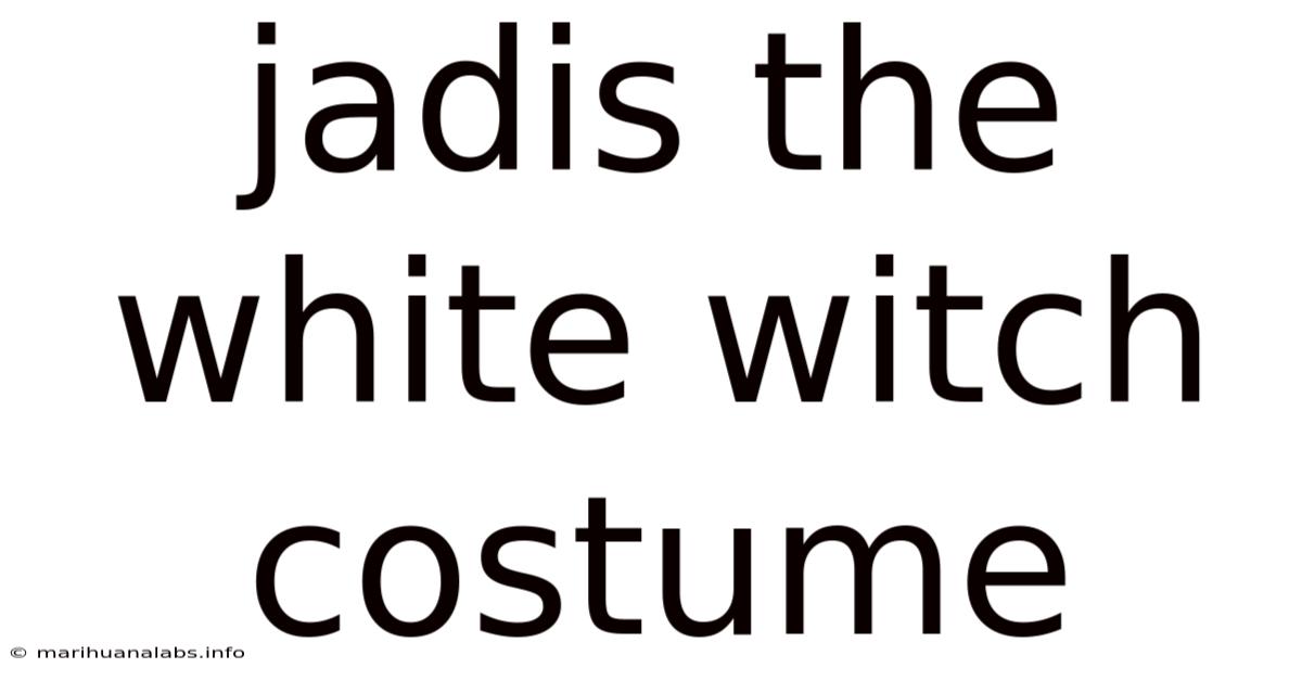 Jadis The White Witch Costume