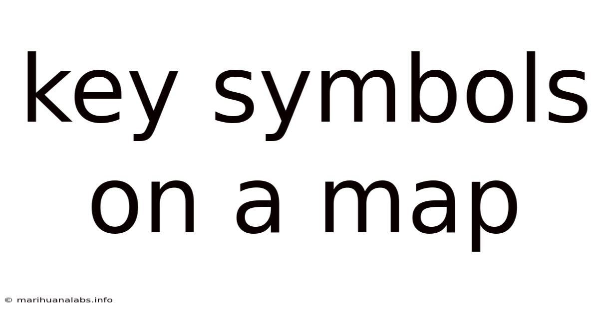 Key Symbols On A Map