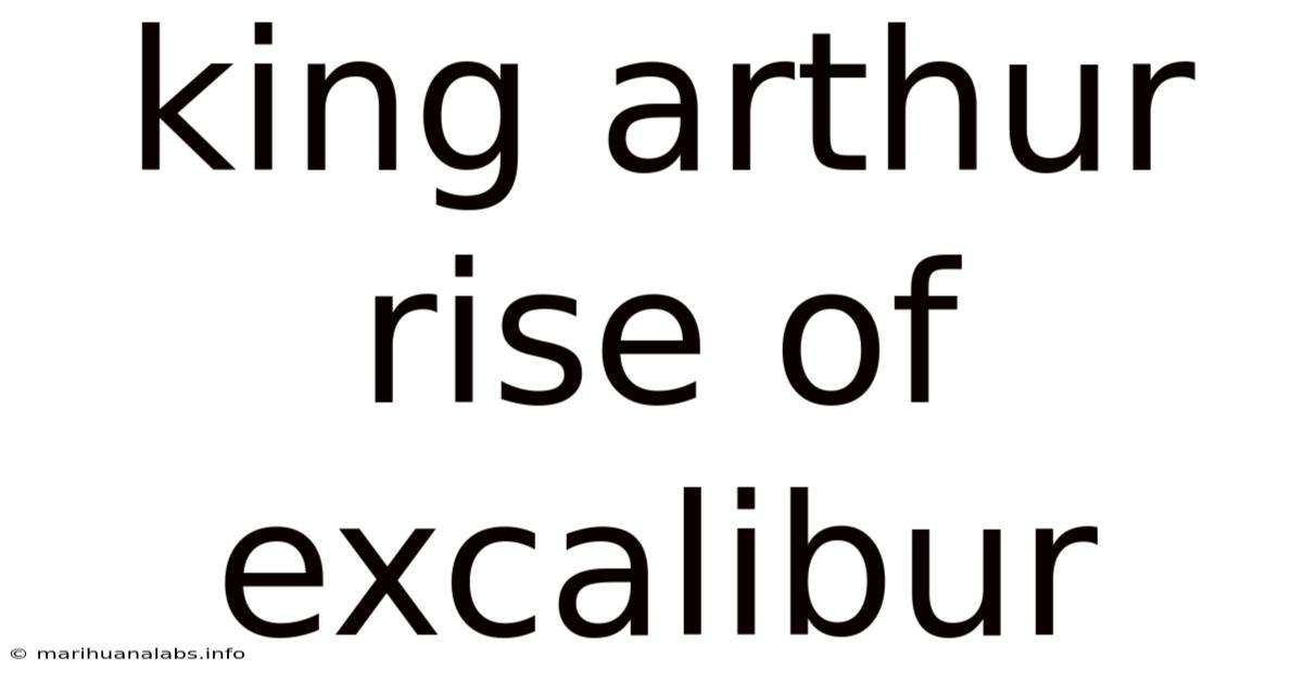 King Arthur Rise Of Excalibur