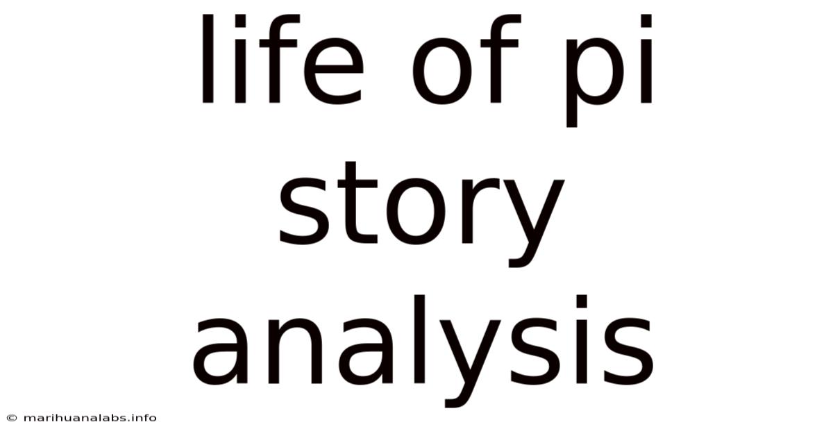 Life Of Pi Story Analysis