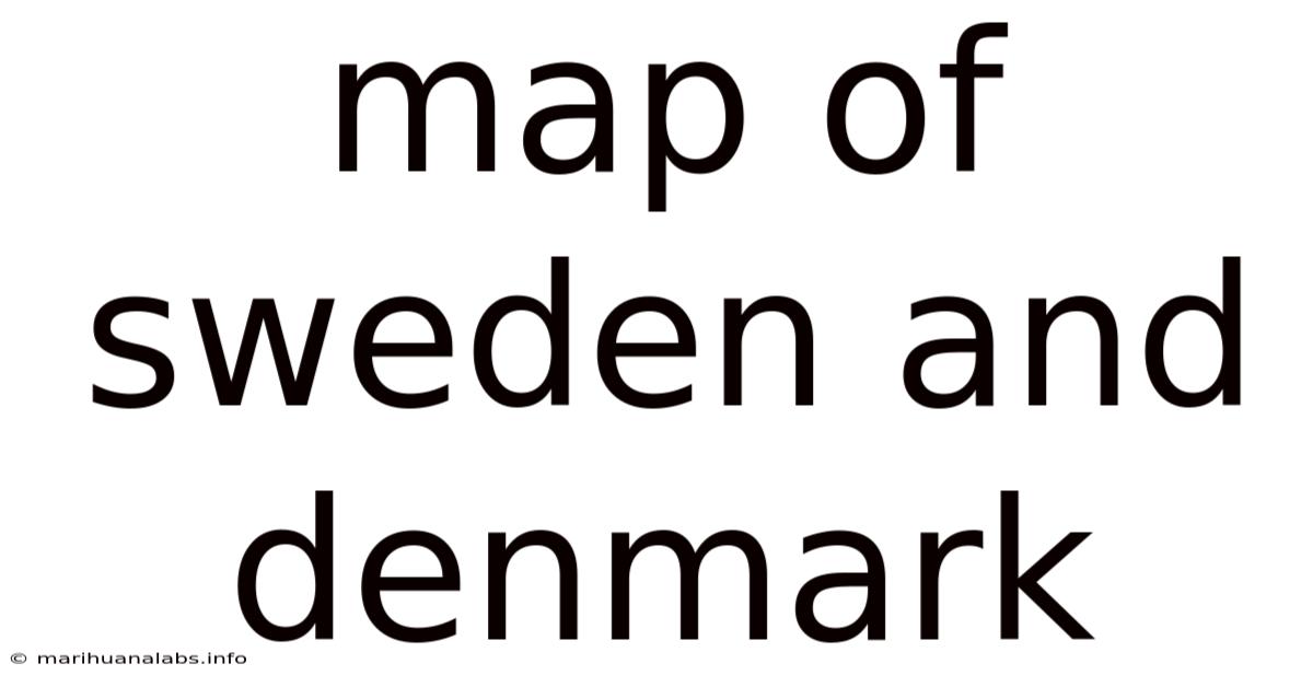 Map Of Sweden And Denmark