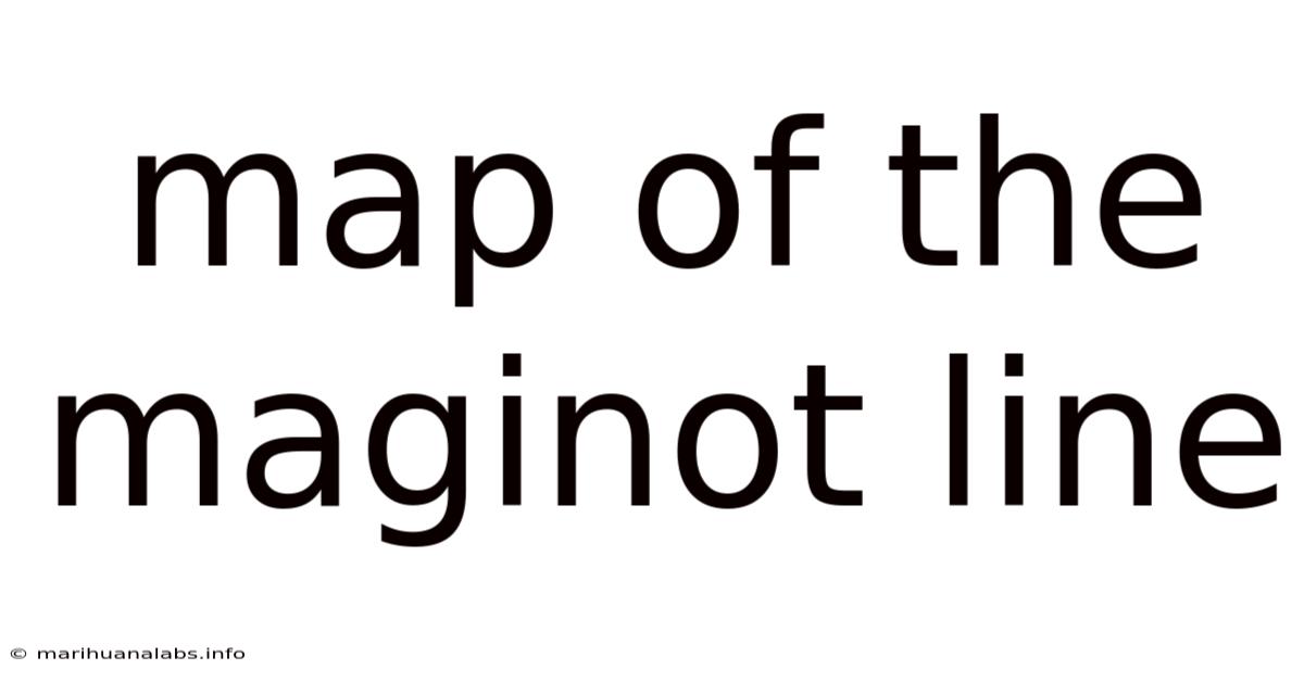 Map Of The Maginot Line