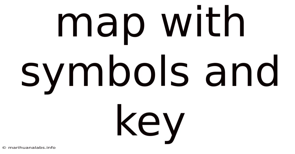 Map With Symbols And Key