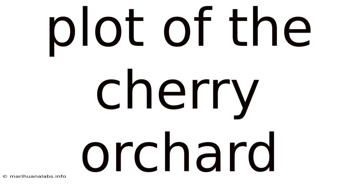 Plot Of The Cherry Orchard