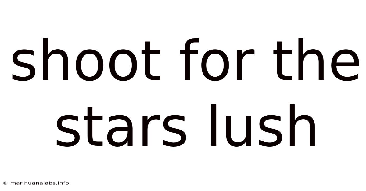 Shoot For The Stars Lush
