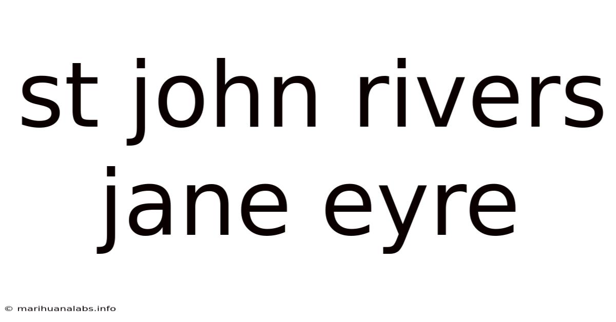 St John Rivers Jane Eyre