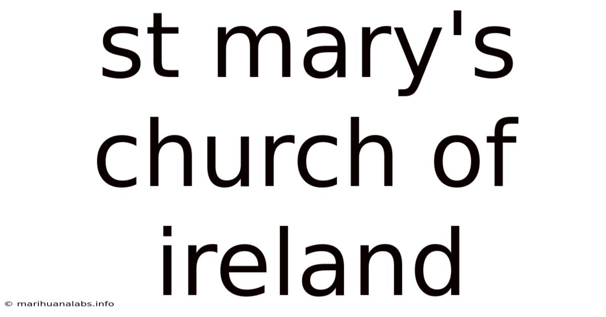 St Mary's Church Of Ireland
