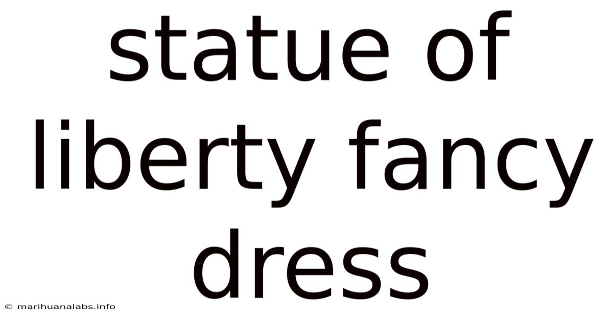 Statue Of Liberty Fancy Dress
