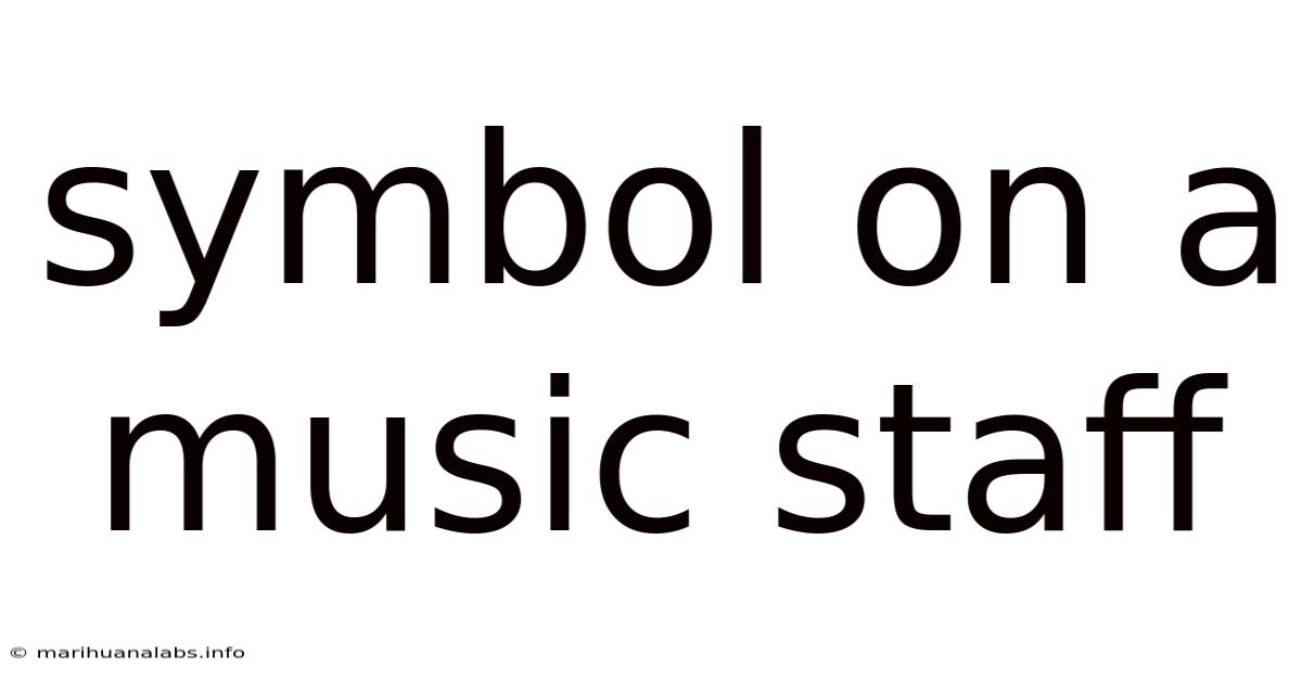 Symbol On A Music Staff