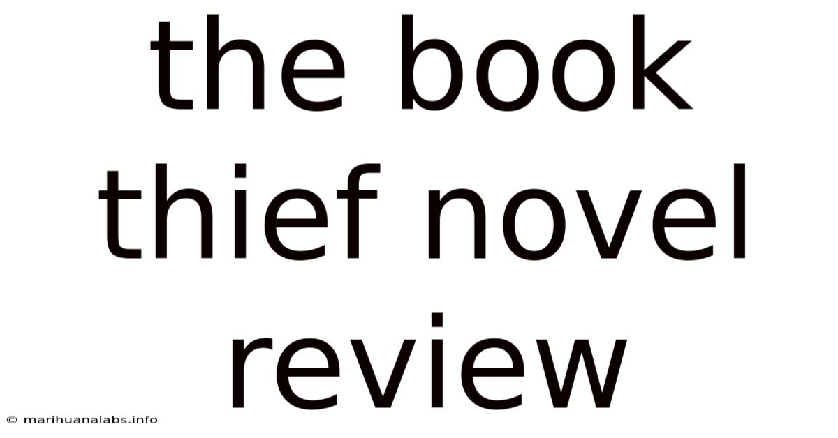The Book Thief Novel Review