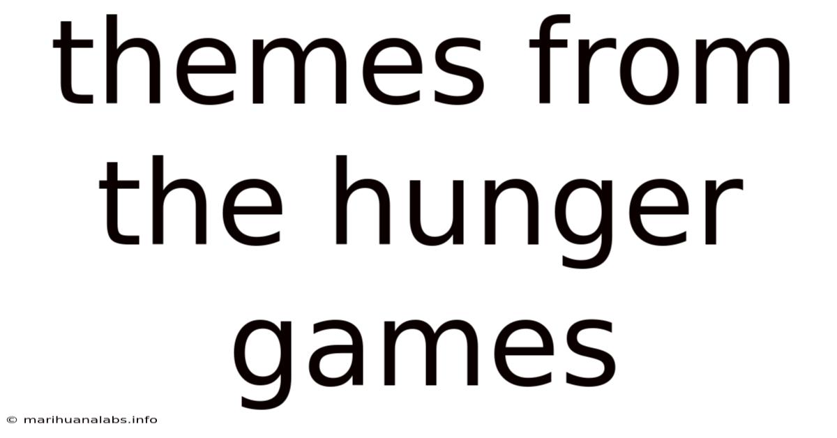 Themes From The Hunger Games