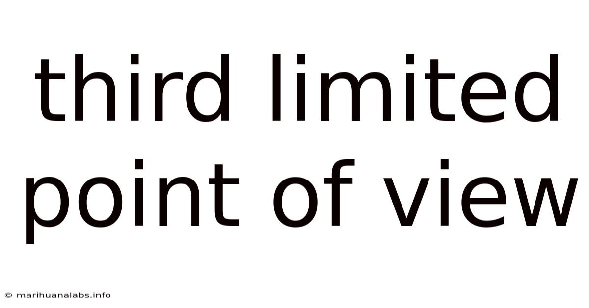 Third Limited Point Of View
