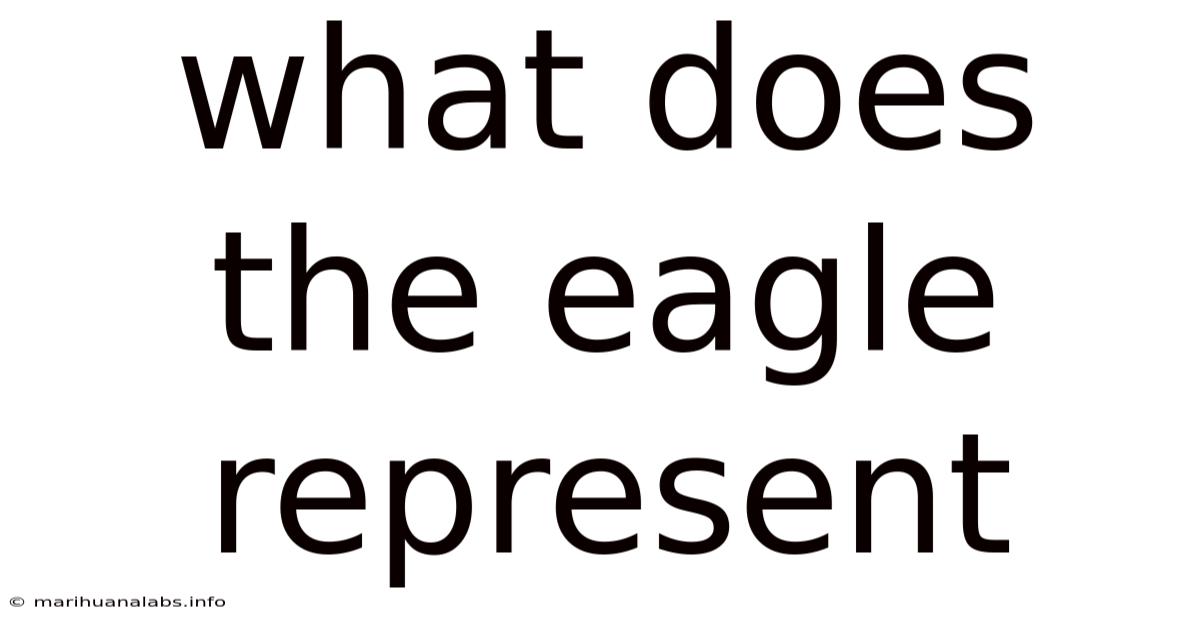 What Does The Eagle Represent