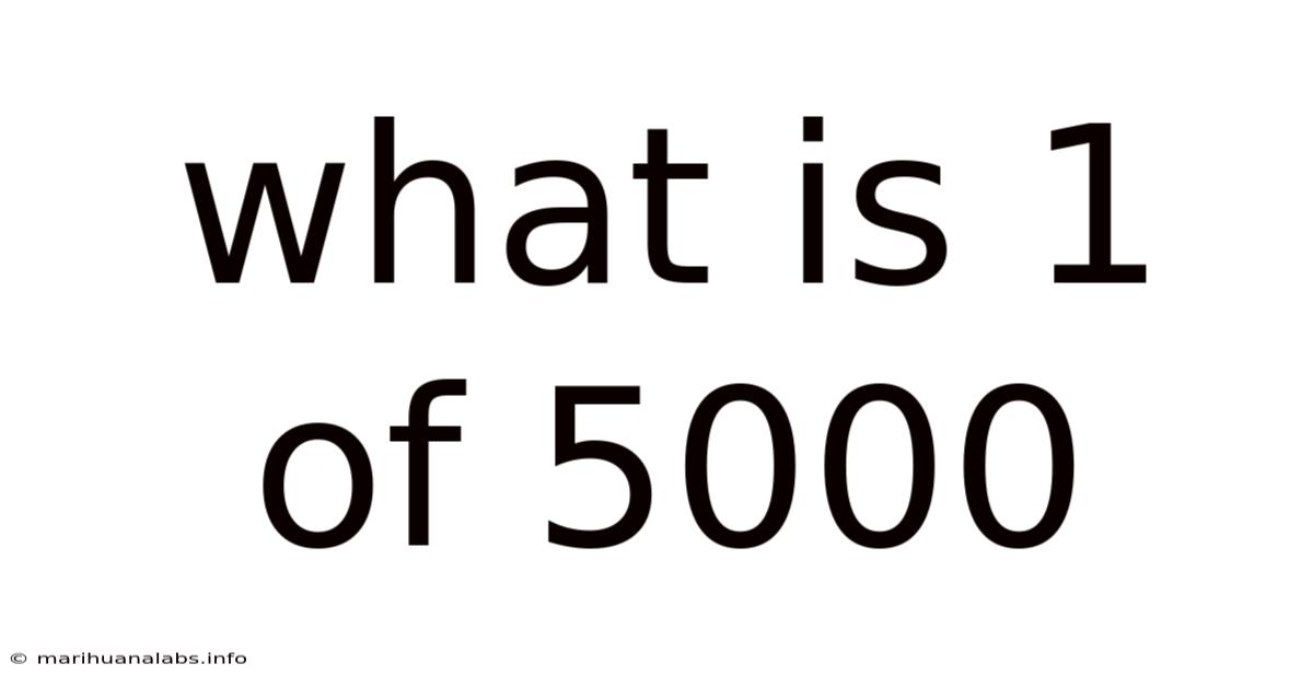 What Is 1 Of 5000